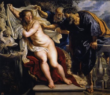 ピーター・パウル・ルーベンス Painting - スザンナと長老たち 1610年 ピーター・パウル・ルーベンス